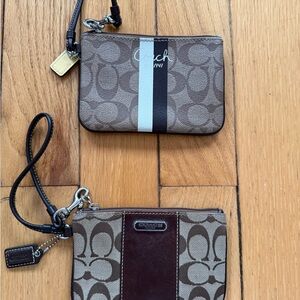 Pair of Pre-loved Coach Wristlets